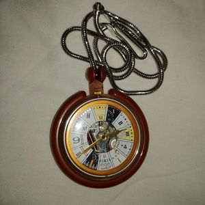 Retro "pop swatch" pocket watch.